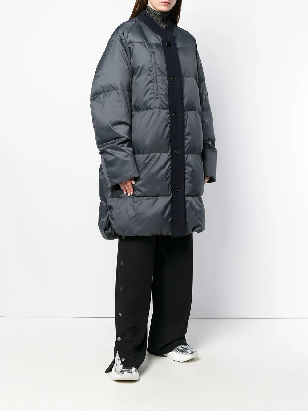 jil sander 羊毛边饰羽绒夹克