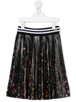 floral pleated skirt