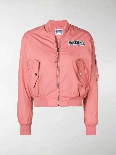 moschino jacket pink