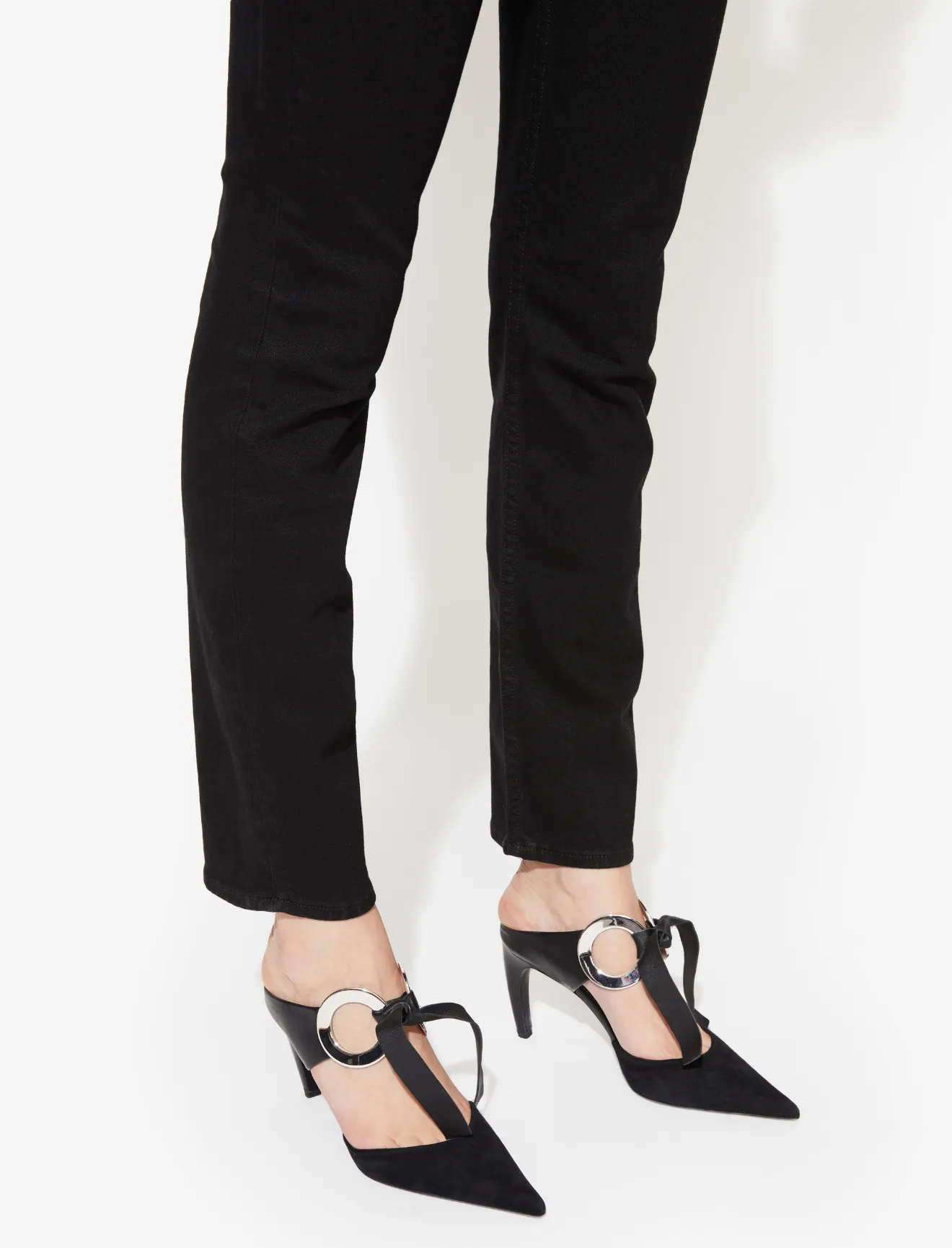 Proenza schouler grommet mules Clearance