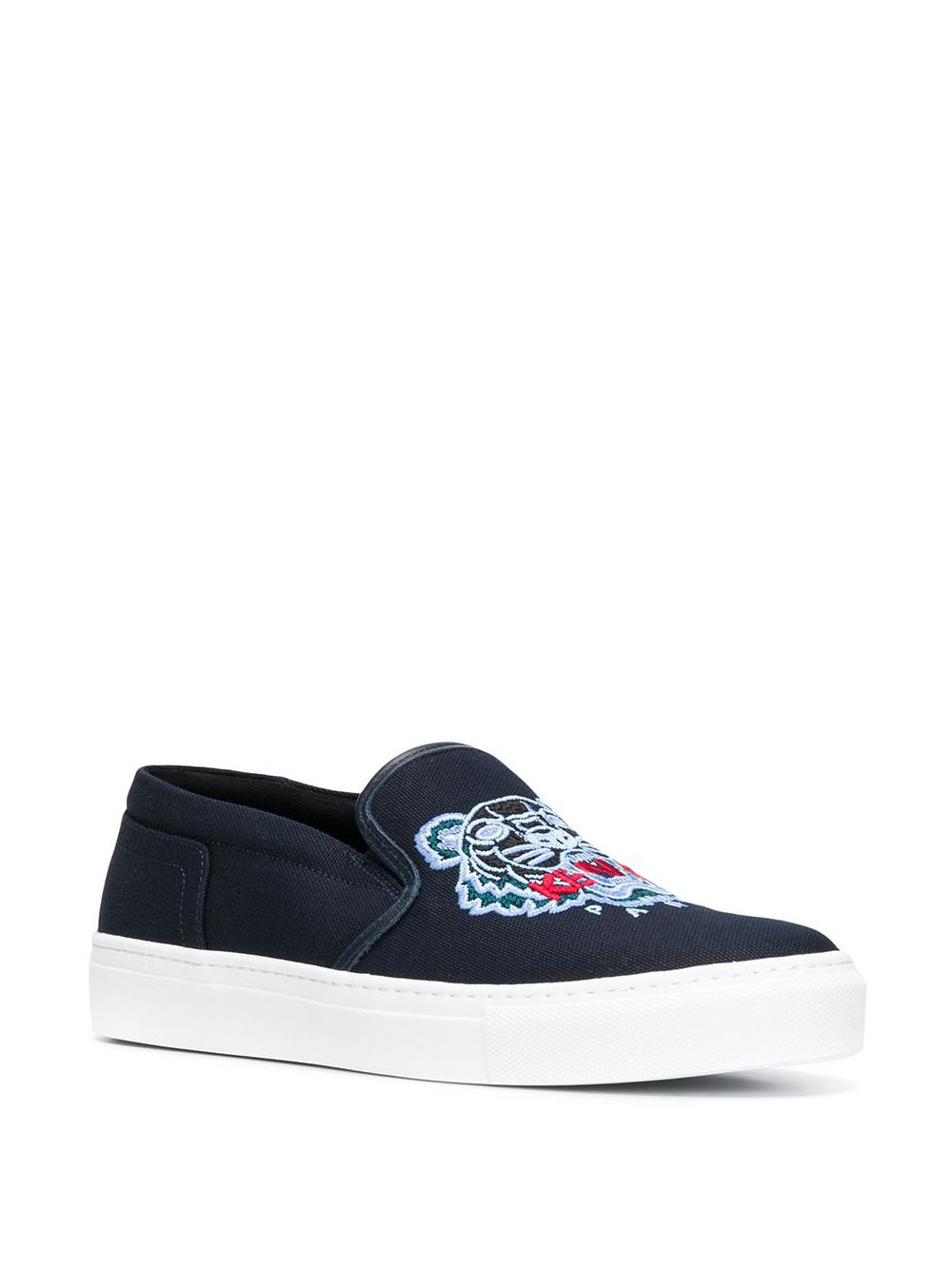 фото Kenzo tiger logo slip-on sneakers