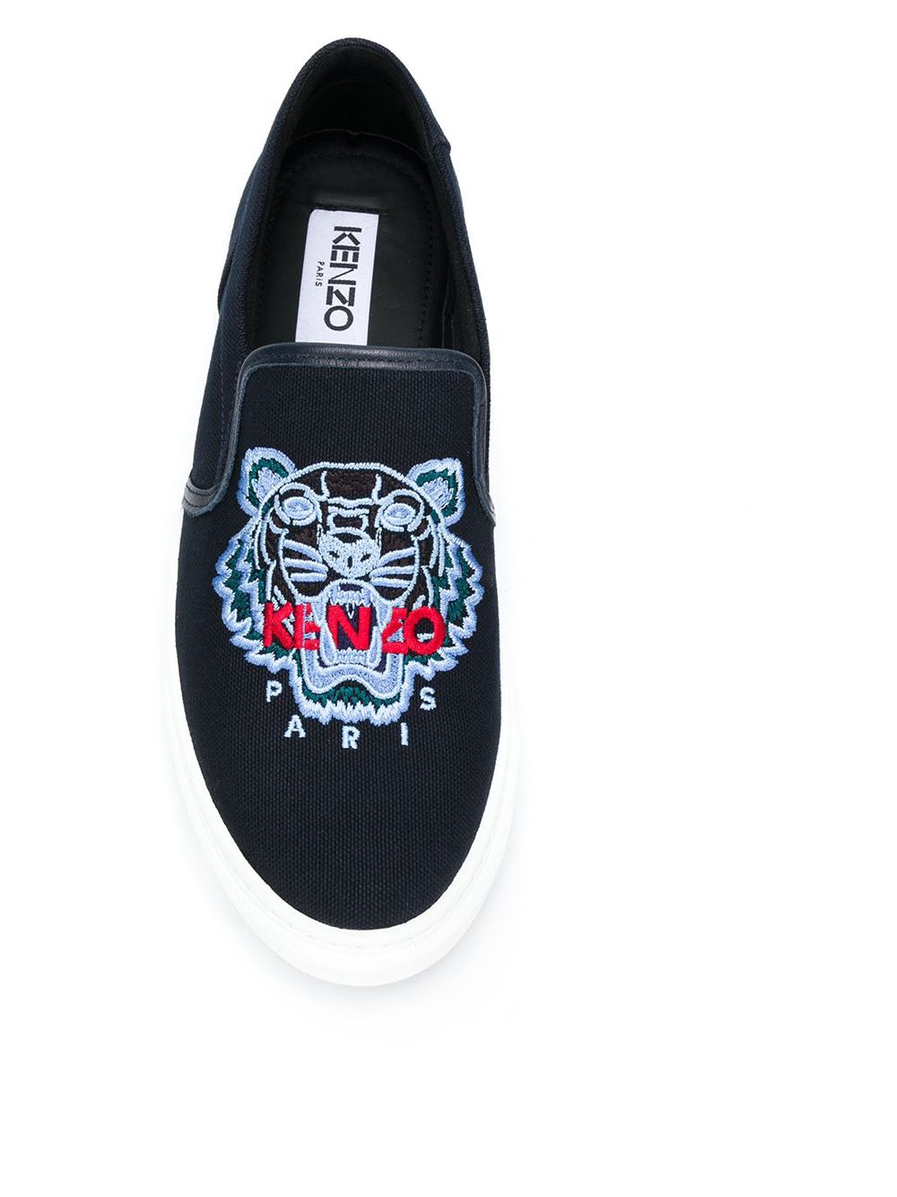 фото Kenzo tiger logo slip-on sneakers