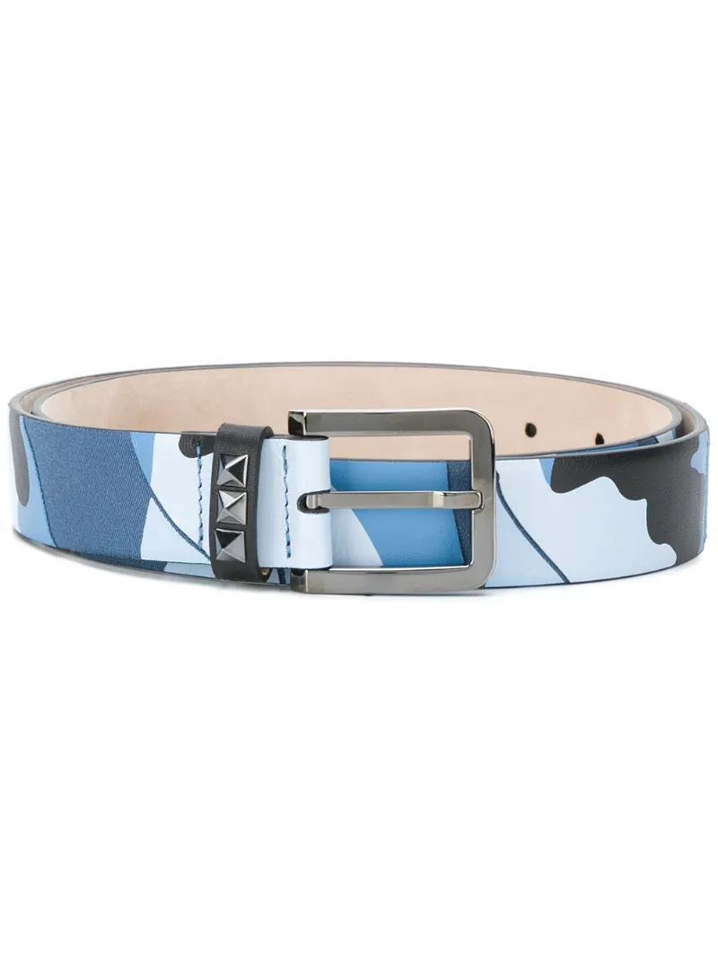 VALENTINO GARAVANI VALENTINO GARAVANI CAMOUFLAGE ROCKSTUD BELT