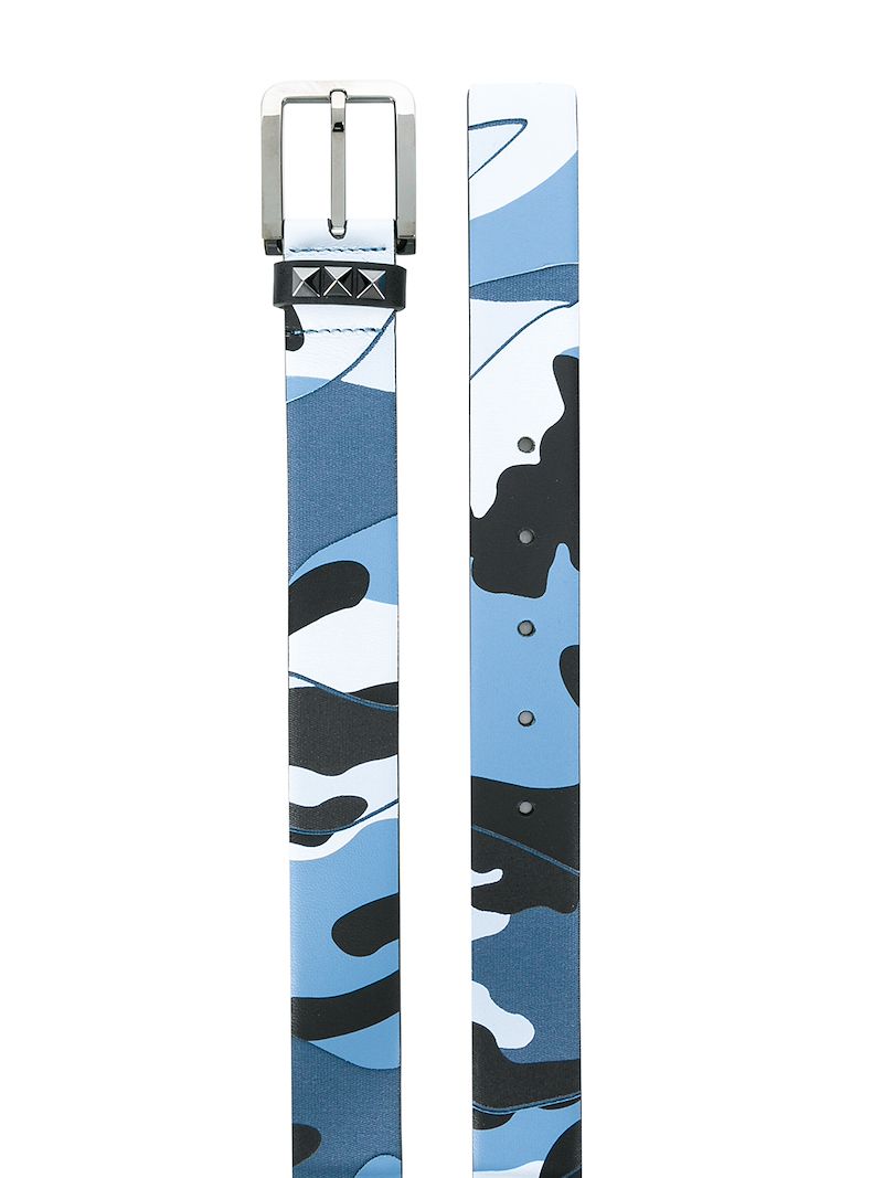 VALENTINO GARAVANI VALENTINO GARAVANI CAMOUFLAGE ROCKSTUD BELT