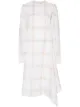 Image 1 of Calvin Klein 205W39nyc check print silk midi dress