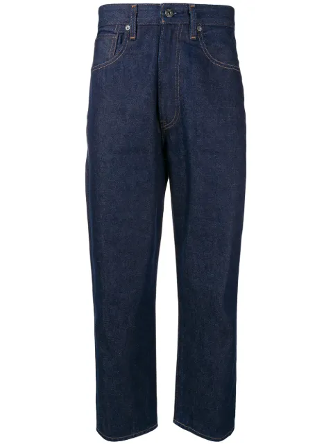 LEVI'S LEVI'S: MADE & CRAFTED GREASER STRAIGHT LEG JEANS - BLUE