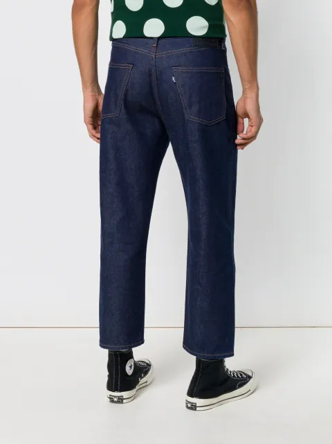 LEVI'S LEVI'S: MADE & CRAFTED GREASER STRAIGHT LEG JEANS - BLUE
