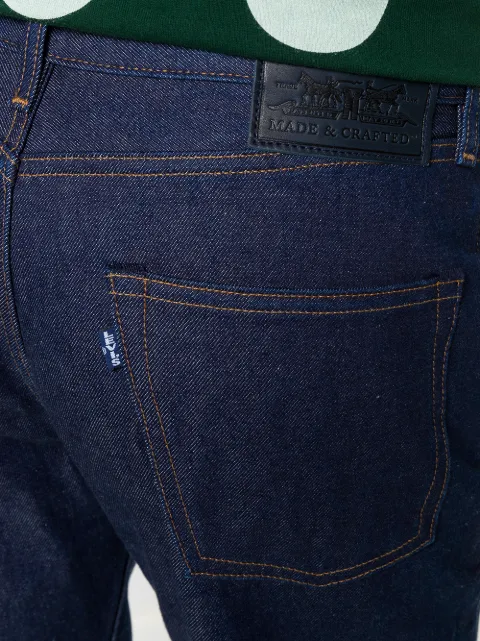 LEVI'S LEVI'S: MADE & CRAFTED GREASER STRAIGHT LEG JEANS - BLUE