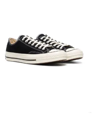 low top black chucks