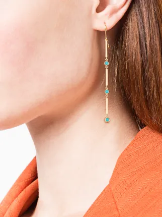 Jennifer Meyer 18kt Gold Trio Mini Stick Drop Earrings Farfetch Jennifer Meyer 18kt Gold Trio Mini Stick Drop Earrings