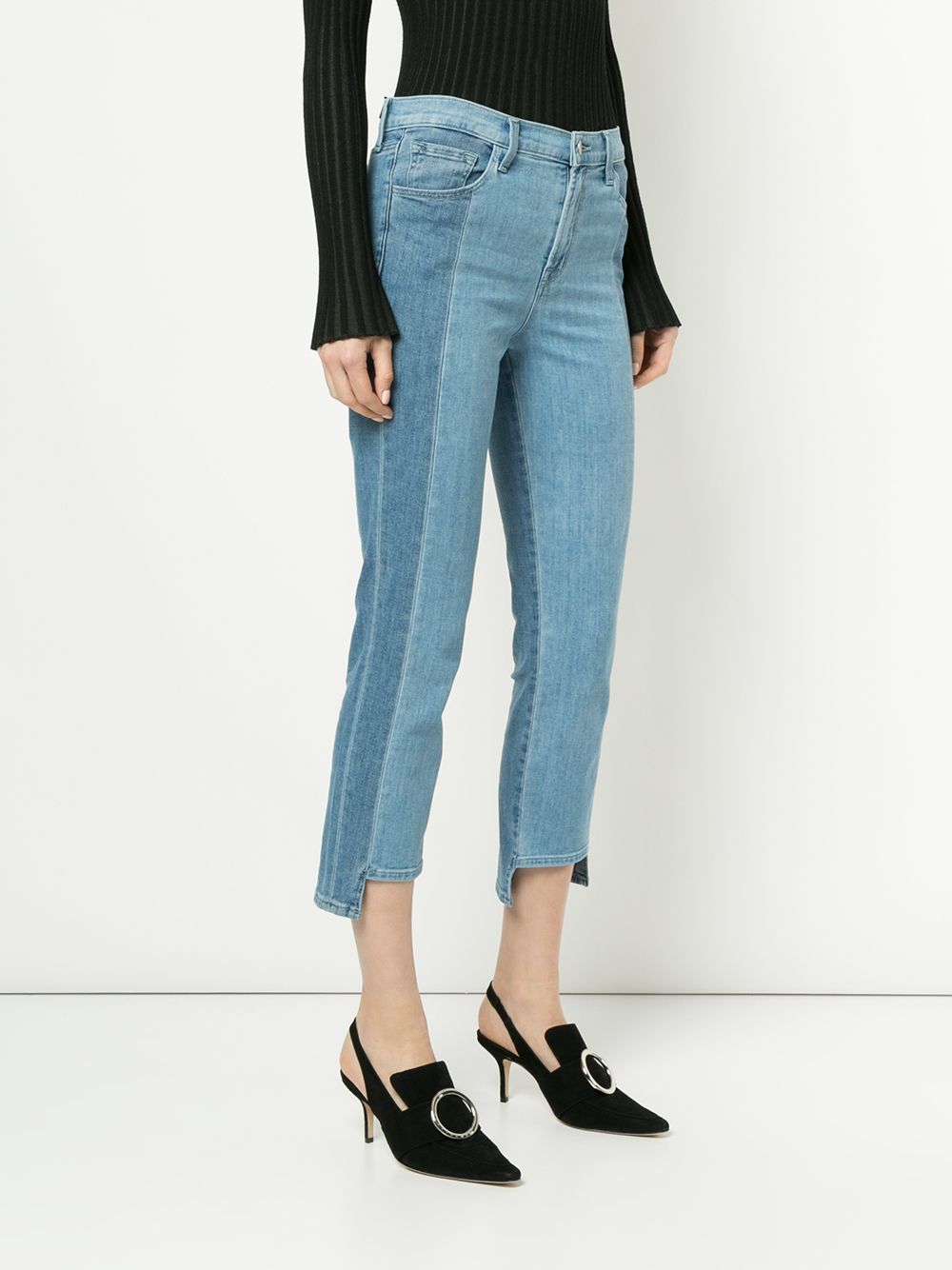 фото J brand ruby cropped cigarette jeans