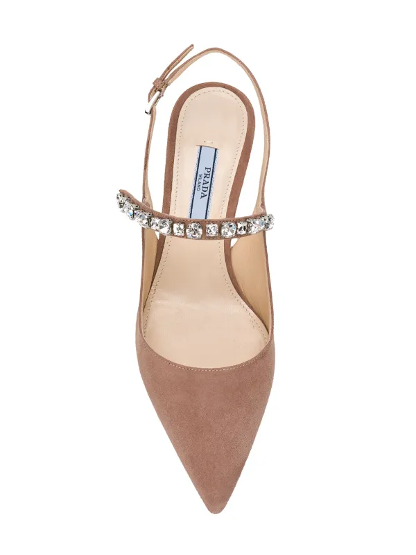 prada kitten heel slingback