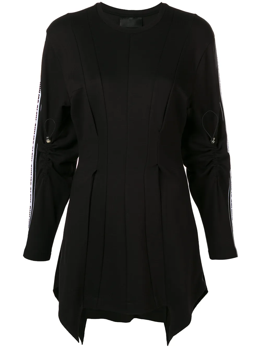Philipp Plein Minikleid mit Logo-Streifen - Schwarz
