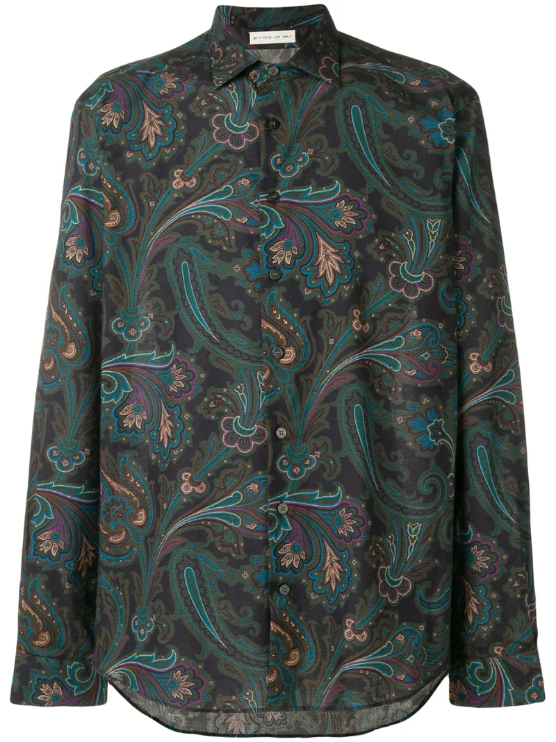 paisley print shirt