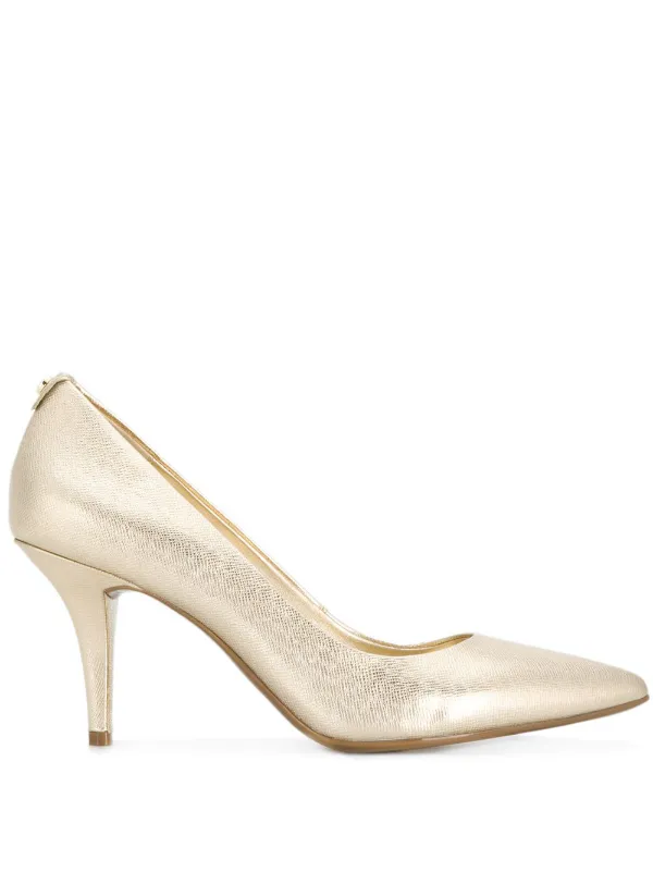 michael kors metallic pumps