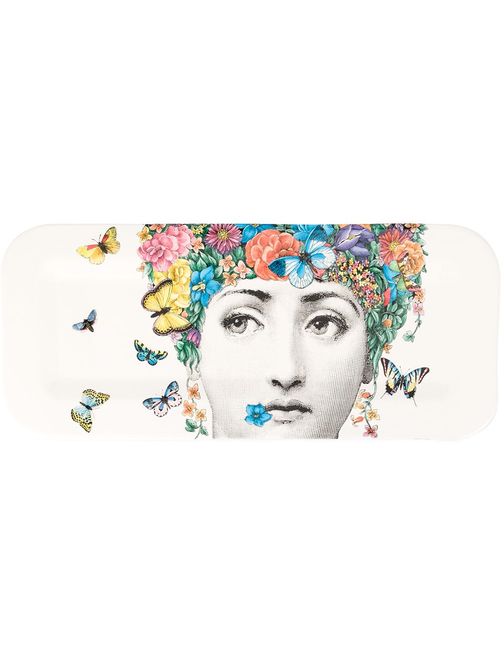 

Fornasetti Fior Di Lina tray - White