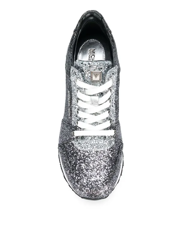 michael kors billie glitter trainers