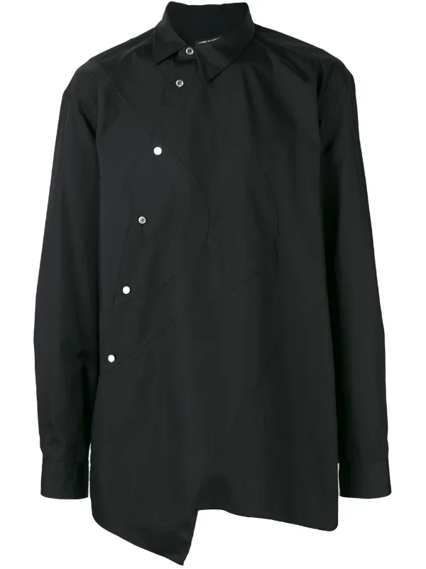 comme des garcons homme plus asymmetric shirt