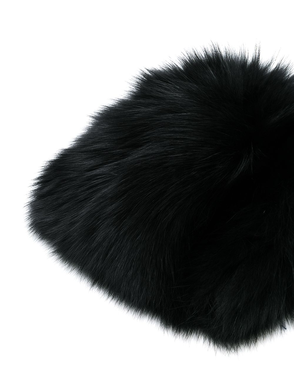 фото Yves Salomon fox fur beanie