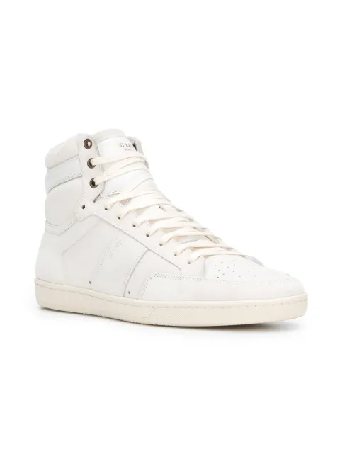 saint laurent women's high top sneakers