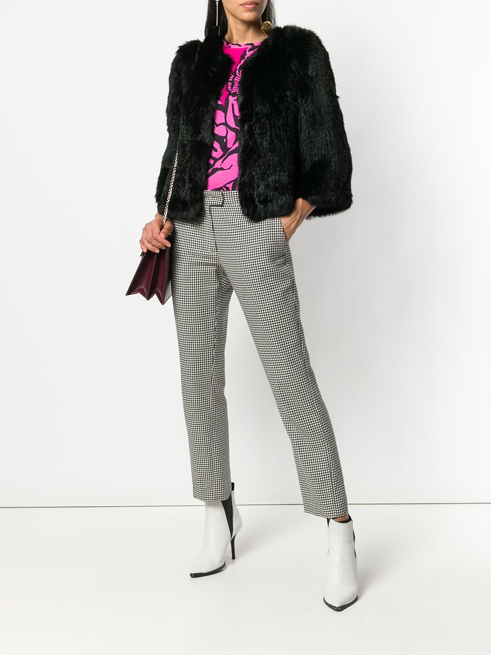 фото Yves Salomon collarless jacket