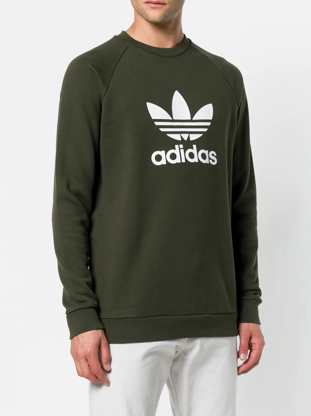 adidas Originals Trefoil sweater Groen