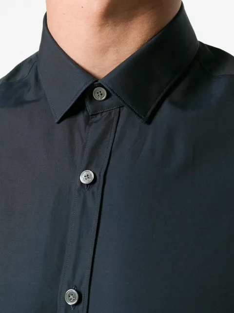 LANVIN LANVIN CLASSIC PLAIN SHIRT - BLUE
