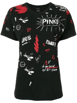 Pinko Love Me Tender T Shirt 63 Fast Global Shipping Free Returns