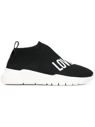 love moschino slip on sneakers