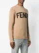 Fendi logo crew neck sweater