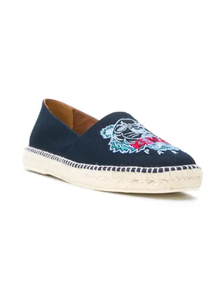 Tiger embroidered espadrilles展示图