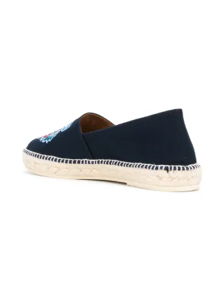 Tiger embroidered espadrilles展示图