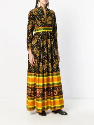 paisley maxi dress