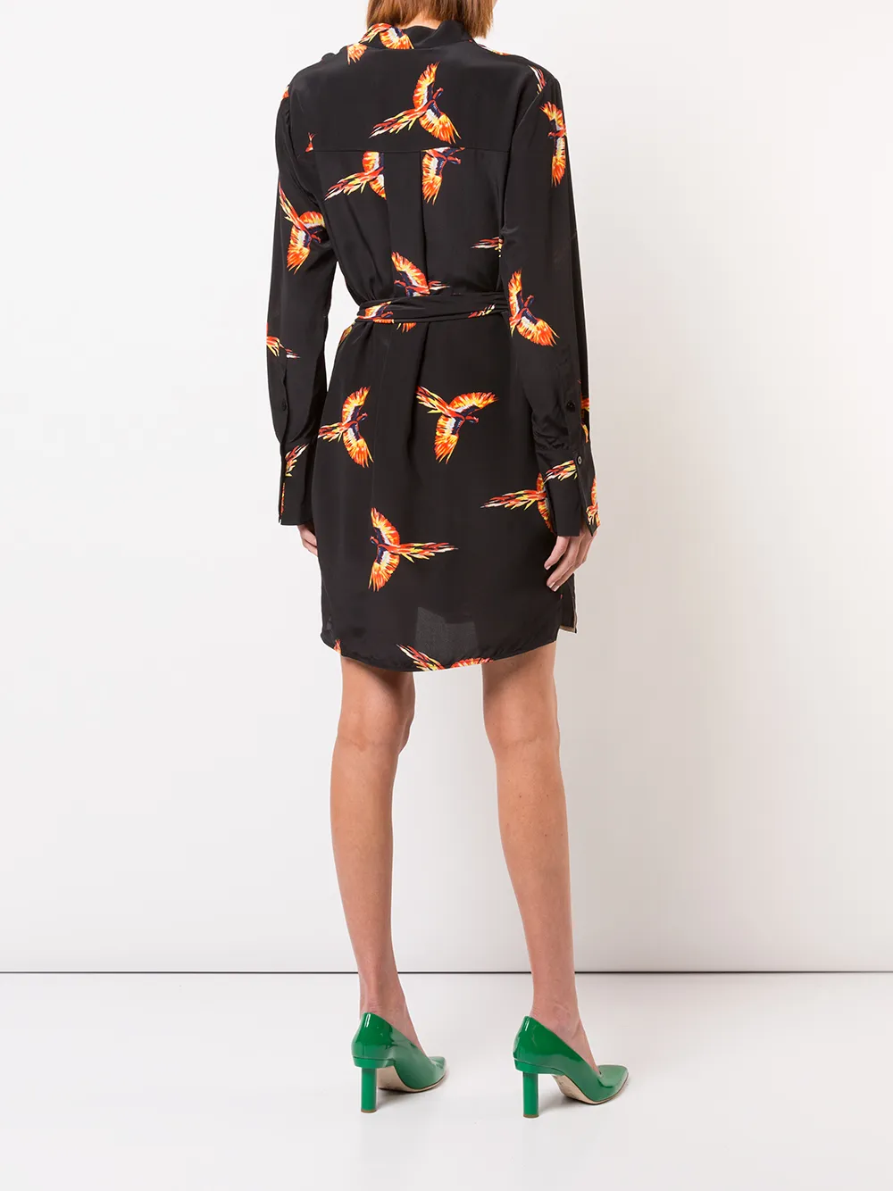 dvf bird dress