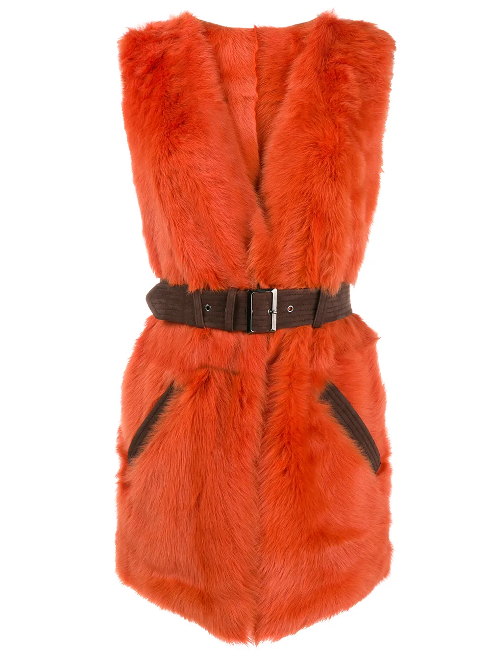 Alberta Ferretti sleeveless belted gilet Alberta Ferretti sleeveless belted gilet