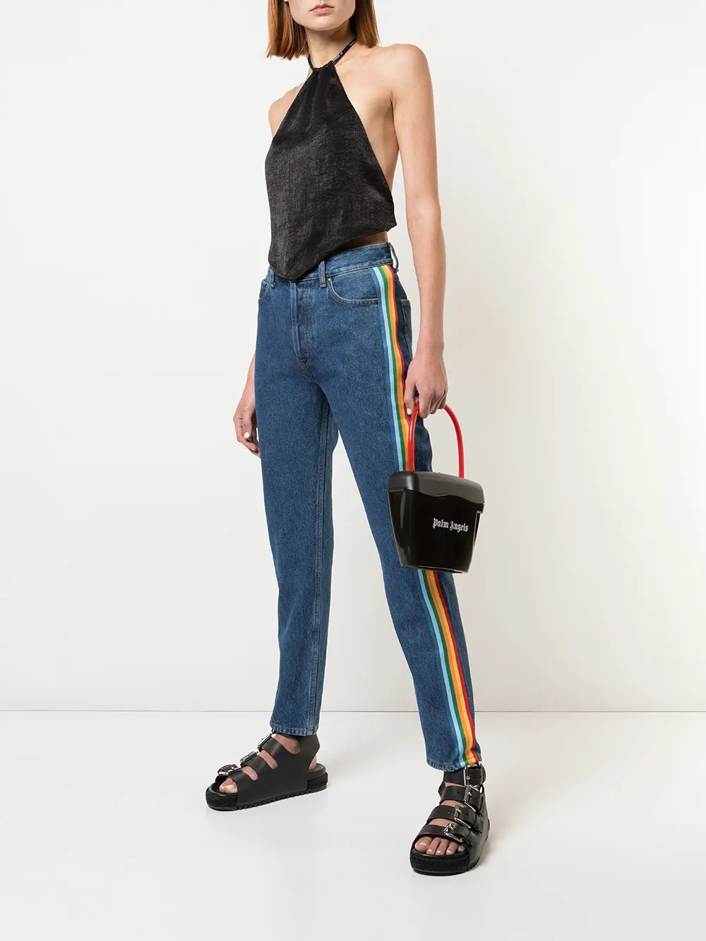palm angels padlock bag