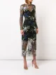 DVF Diane von Furstenberg sheer floral dress