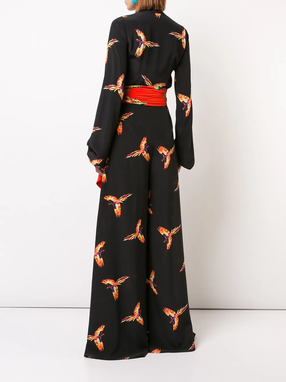 dvf wrap jumpsuit