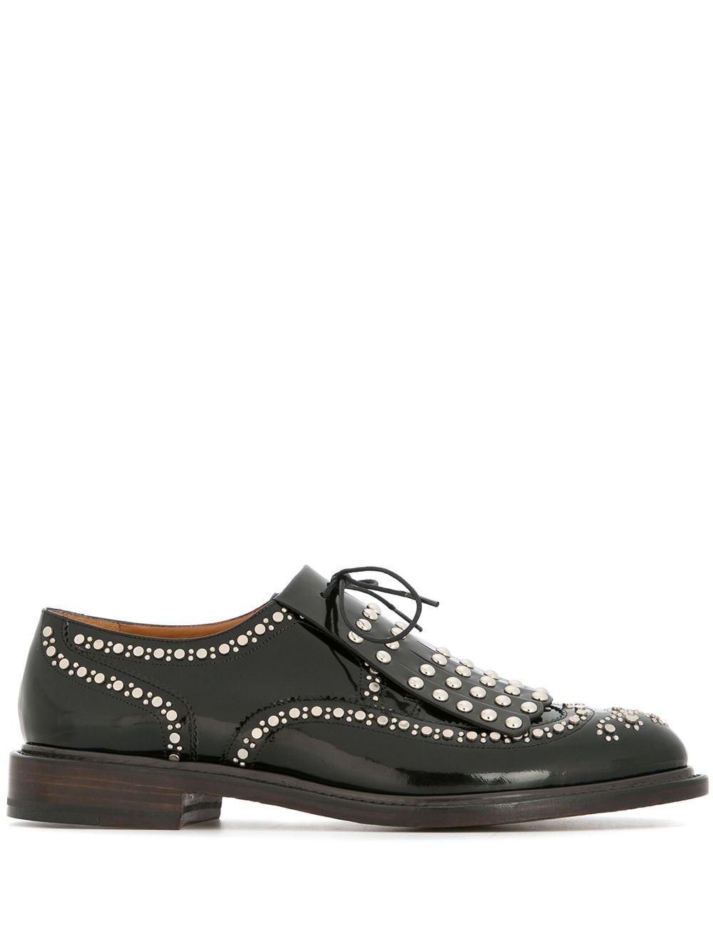 фото Clergerie studded lace-up shoes