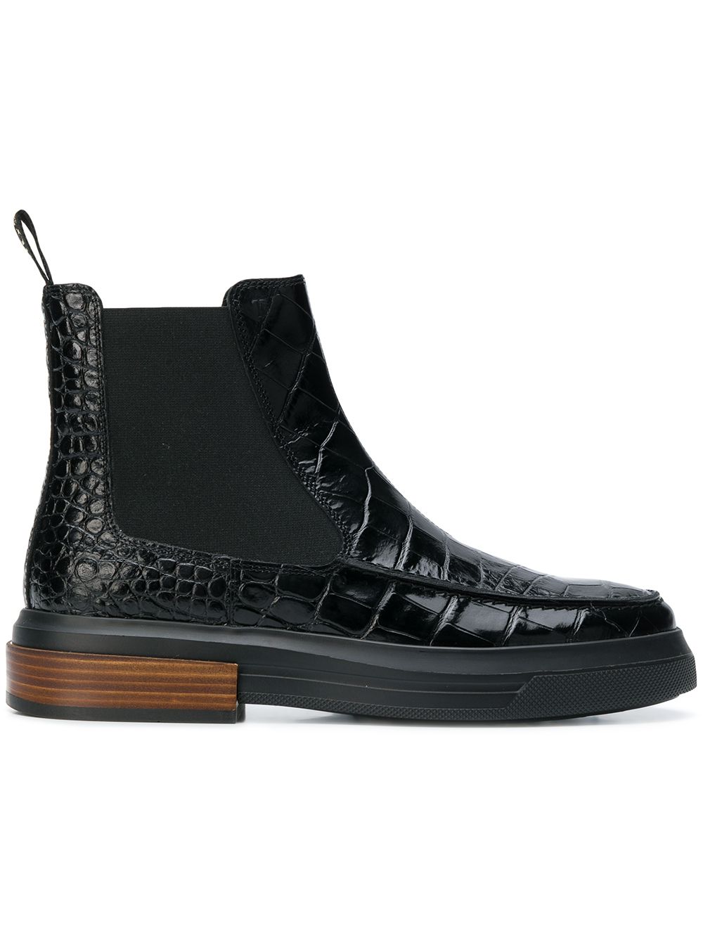 фото Tod's croc-effect boots