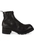 Guidi front zipped up boots - Black