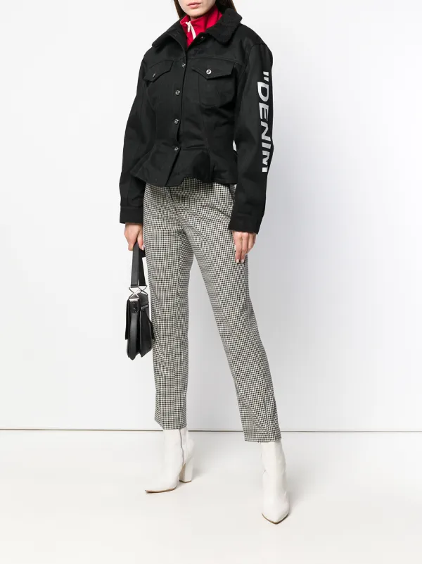 off white oversized denim jacket