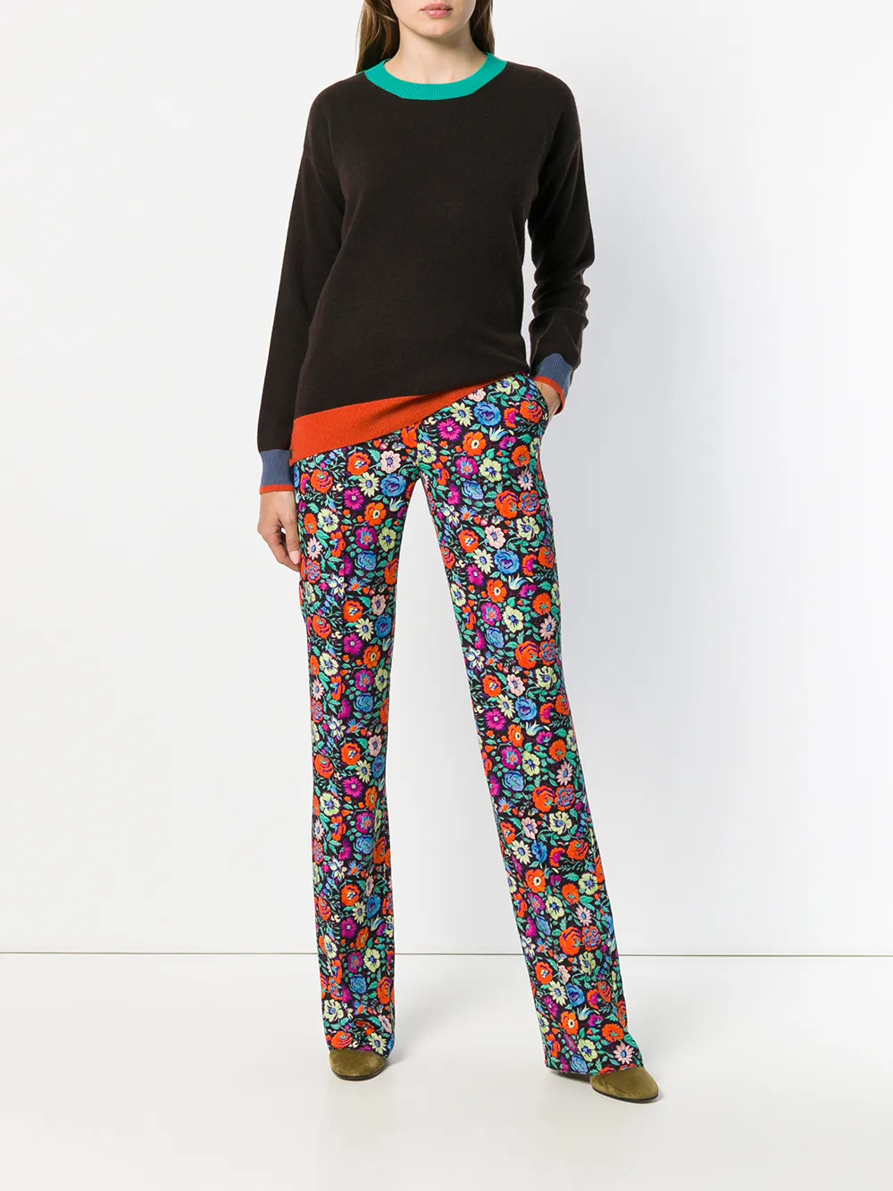 ETRO vest met bloemenprint - Zwart