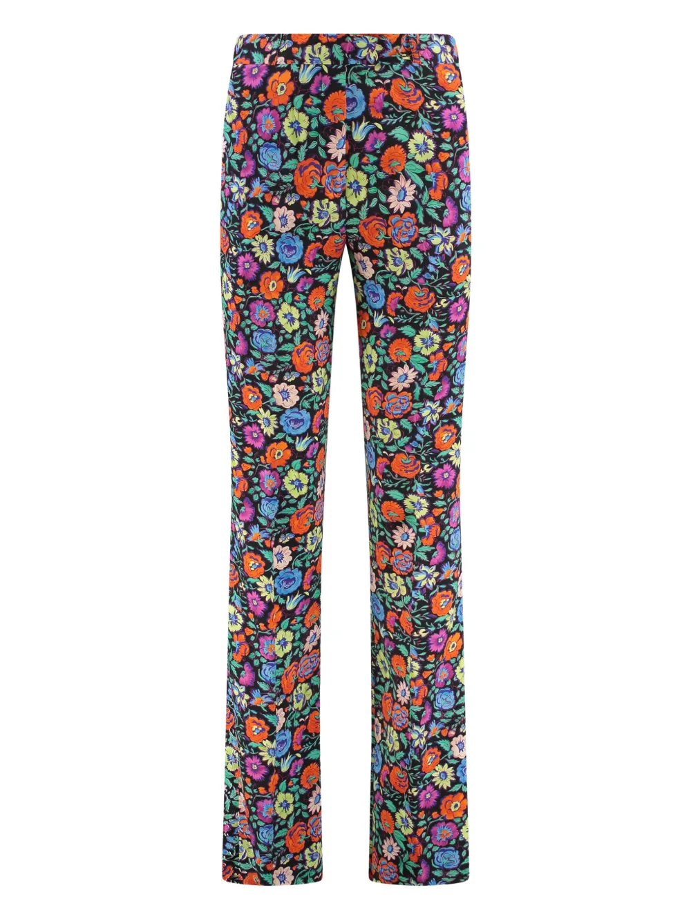ETRO floral-print straight trousers | Black | Image 1