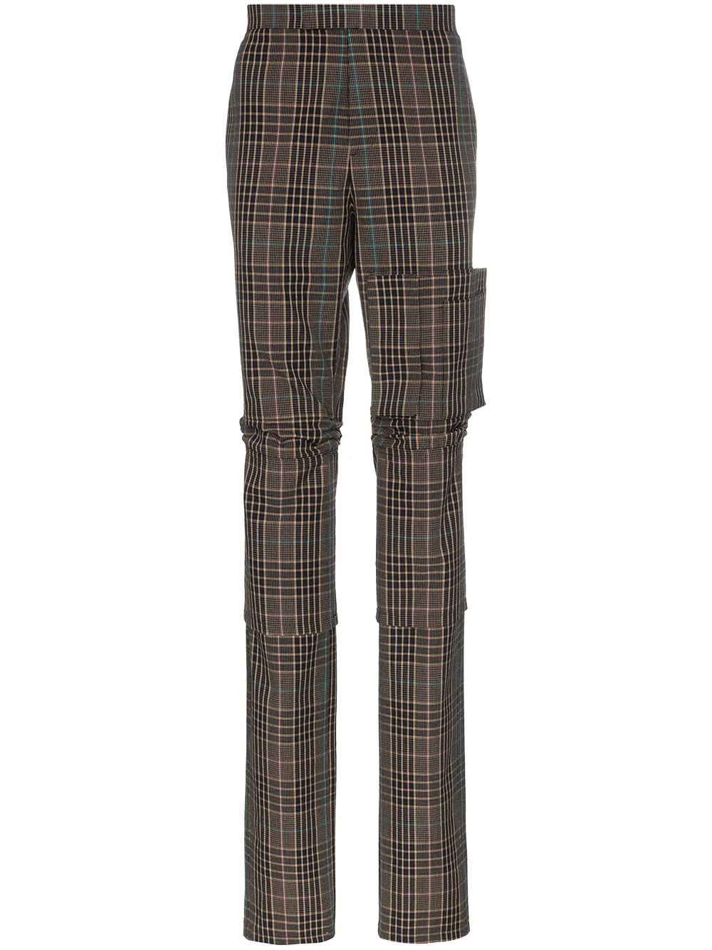 raf simons plaid pants