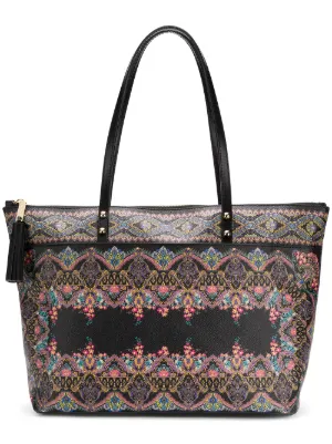Women S Etro Purses Handbags Online Farfetch Etro Paisley Print Tote Bag