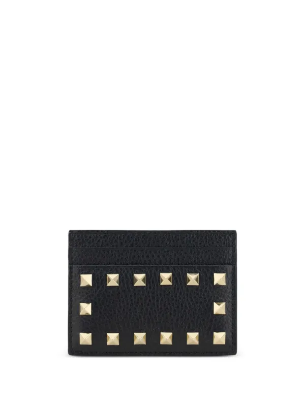 ロックスタッズカードケース VALENTINO ロックスタッズ カードホルダー コインケース＆カード