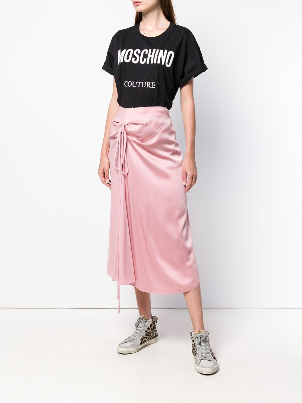 фото Moschino футболка с логотипом