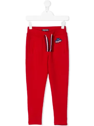 tommy hilfiger red track pants