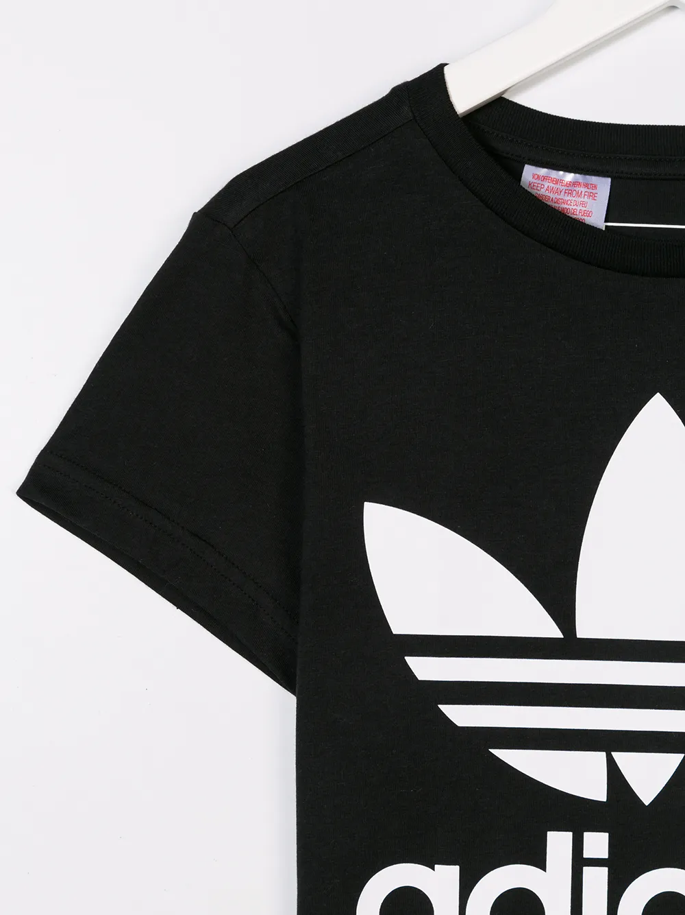  Adidas Kids Printed T Shirt   Schwarz 